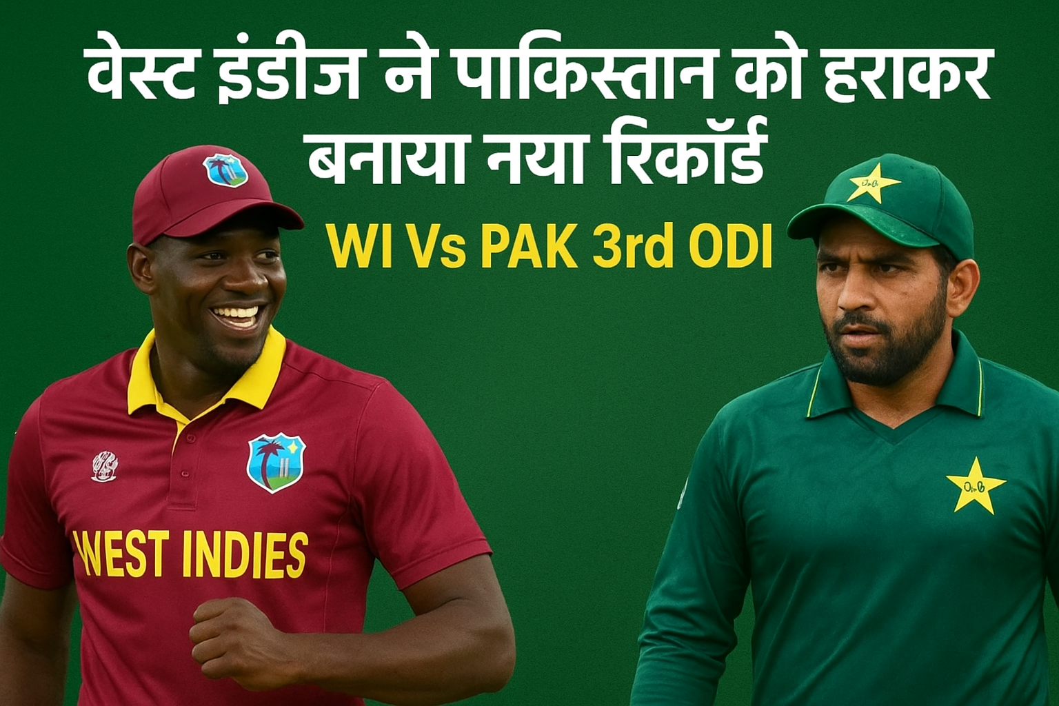 WI Vs Pak 3rd ODI